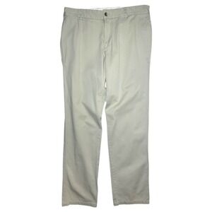 Lacoste Men's Khaki Straight Fit Chinos Size 40 Made in Peru